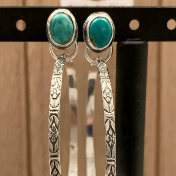 Vintage-Inspired Boho Onyx Earrings