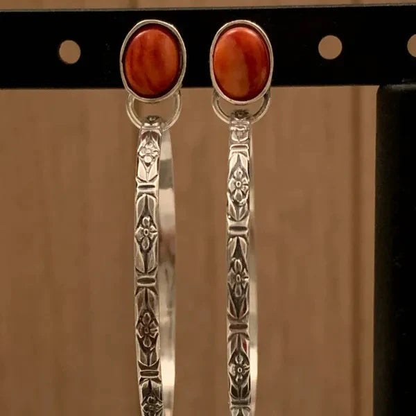 Vintage-Inspired Boho Onyx Earrings
