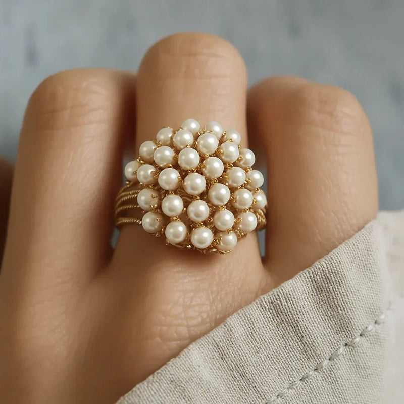 Bush - Pearl-Enhanced Ring