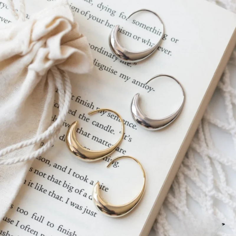 GoldSilver - Elegant Gold and Silver Luxury Earrings