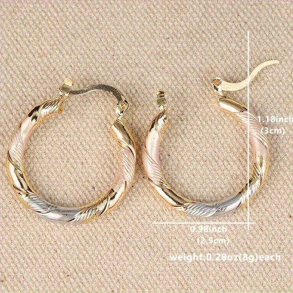 Vintage-Inspired Circular Earrings