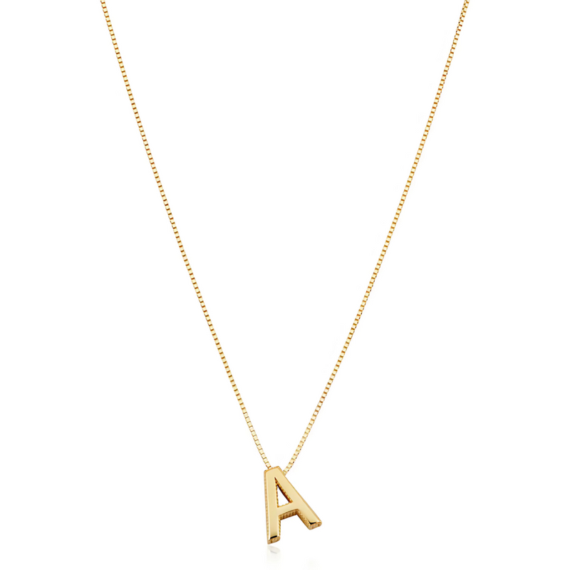 LoveNote - Personalized Gold Initial Necklace