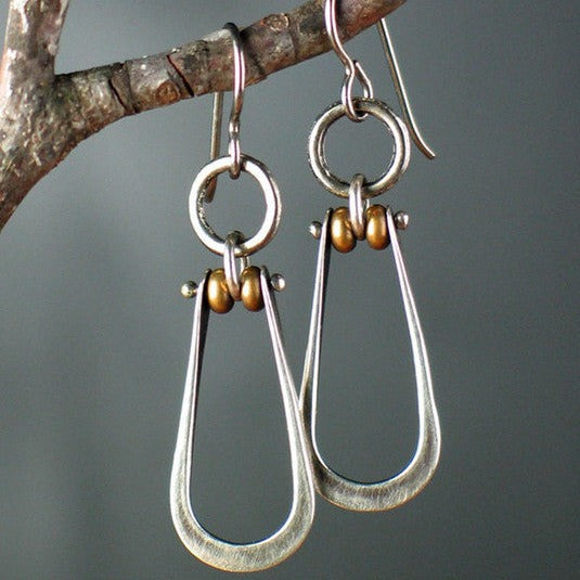 Vintage-Inspired Silver Earrings