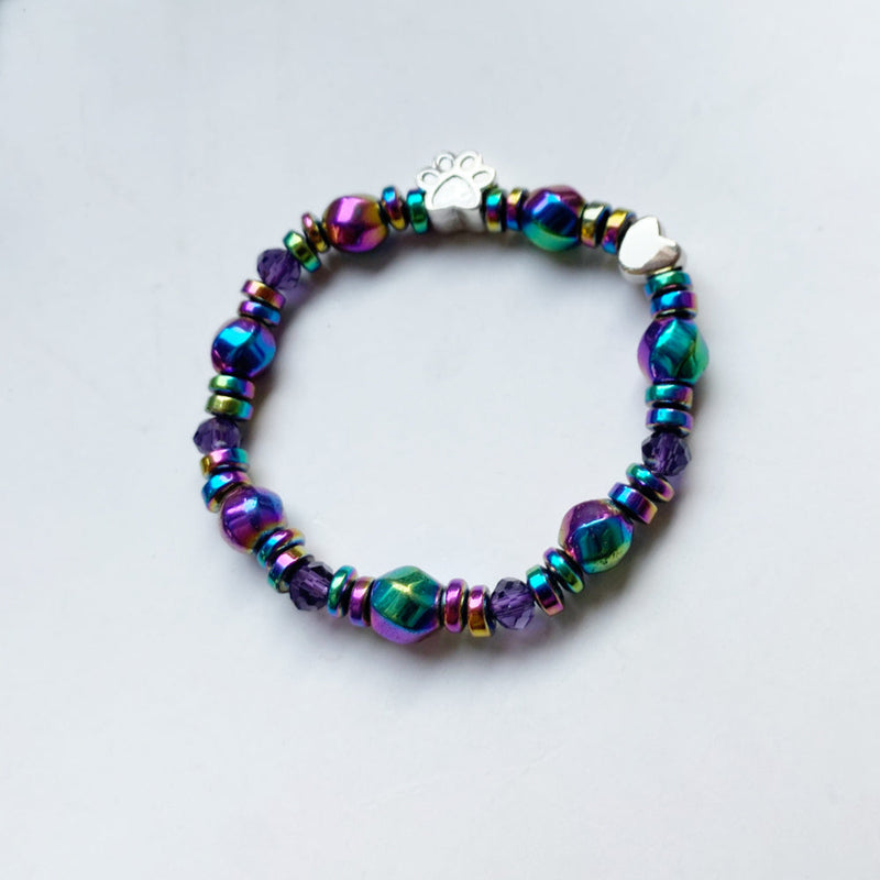 Magnetic Bracelet with Paw Charm