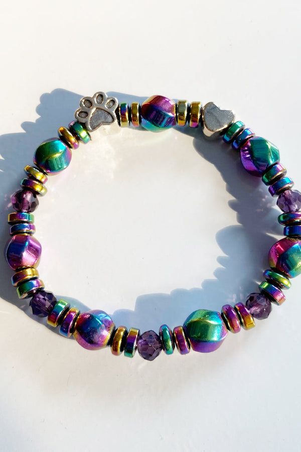 Magnetic Bracelet with Paw Charm
