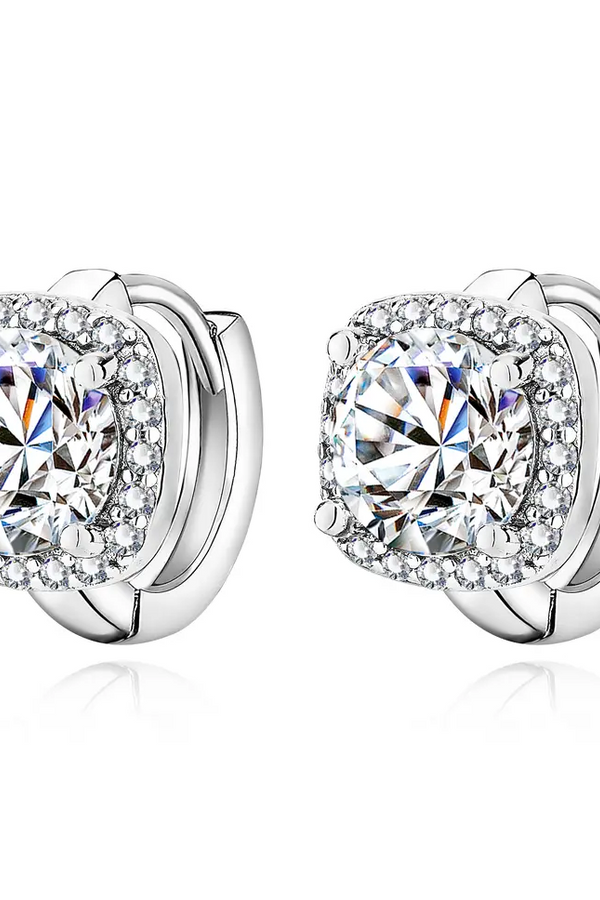 Nadine - Square Gold Earrings