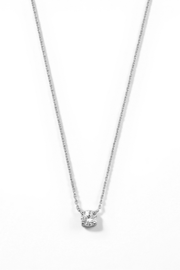 Clea - Moissanite Gold Necklace