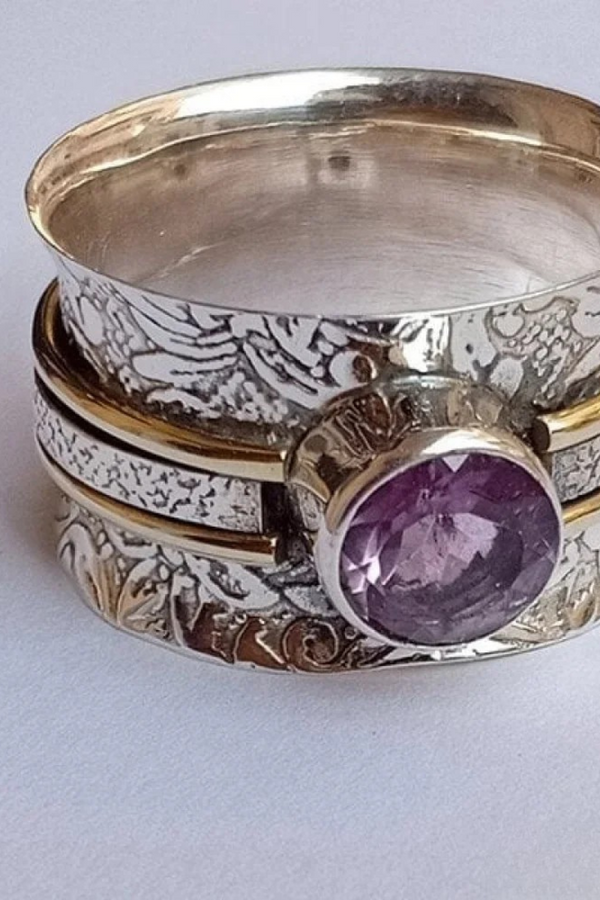 Bohemian Crystal Meditation Ring