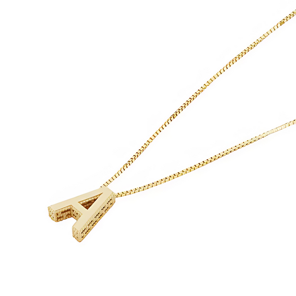 LoveNote - Personalized Gold Initial Necklace