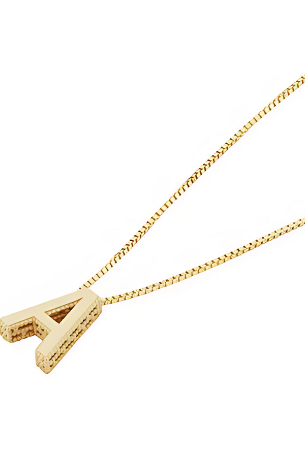 LoveNote - Personalized Gold Initial Necklace