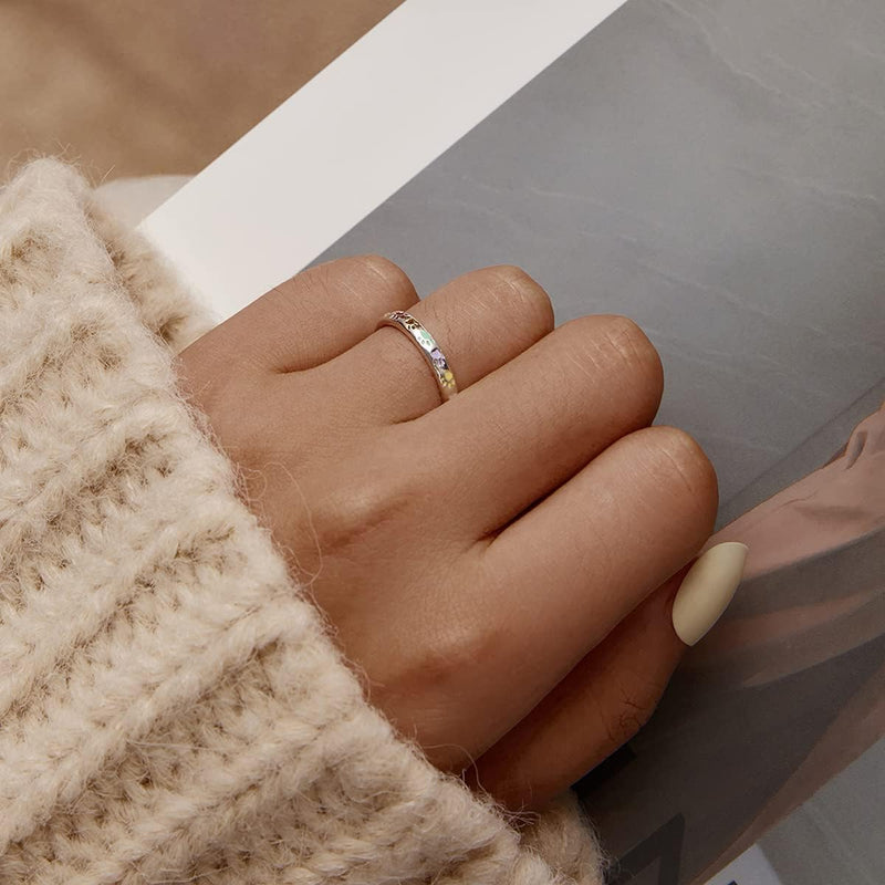 Paw Print Silver Ring