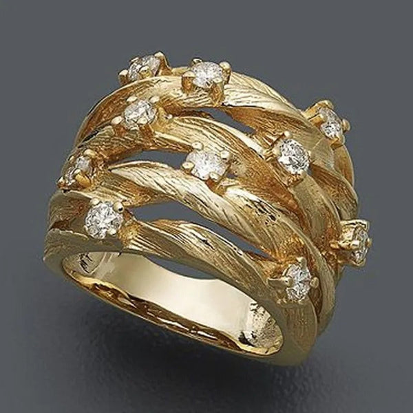 Retro Gold Bohemian Ring
