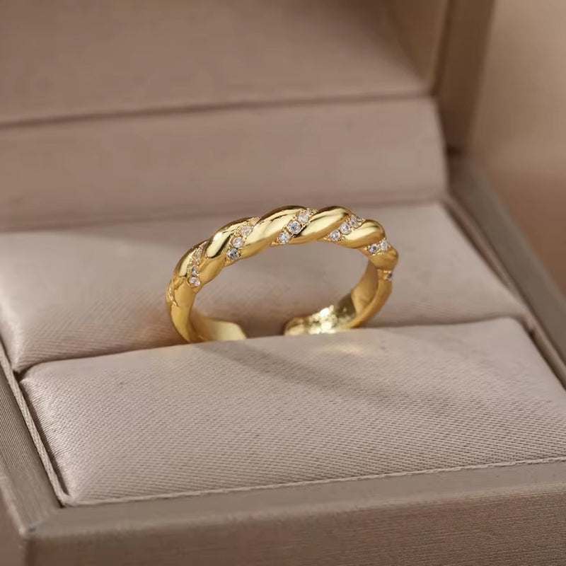 Braided Gold Ring