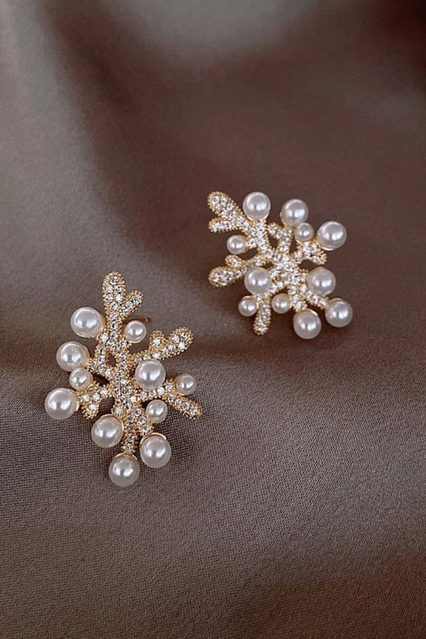 Coral Sea Pearl Earrings