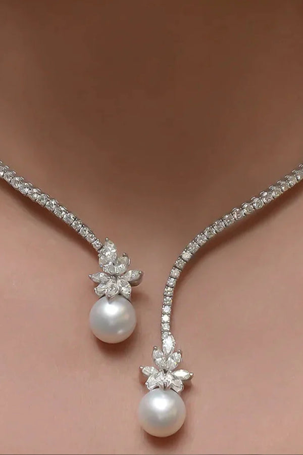 Chic Double Pearl Necklace