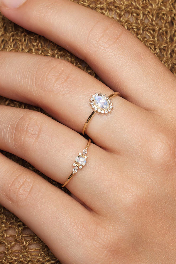 Muse - 14K Gold Moon Ring