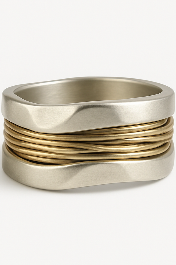 Sophia - Silver and Gold Women's Ring