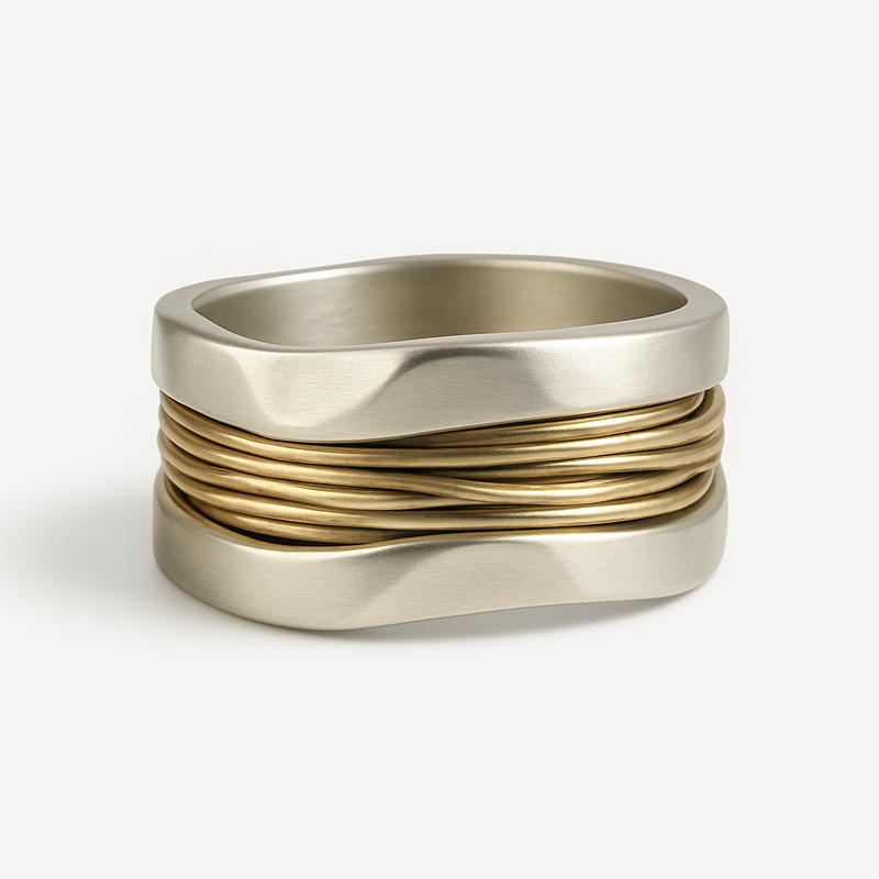 Sophia - Silver and Gold Women's Ring