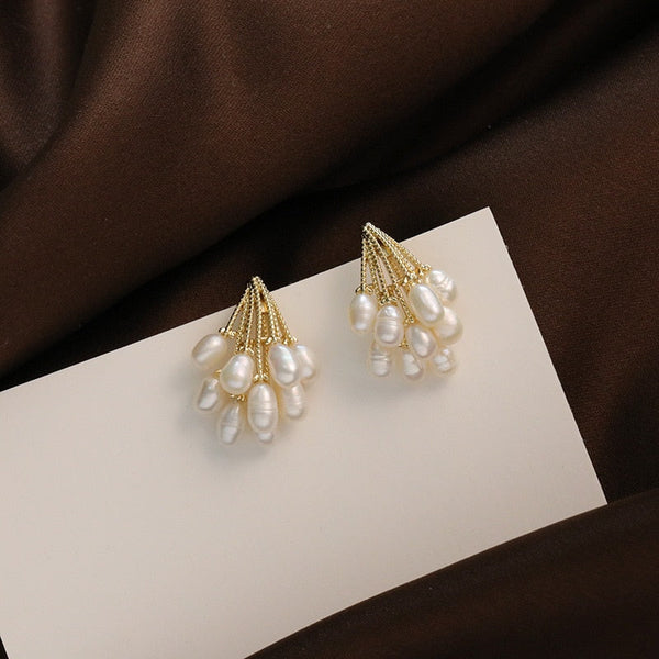 Raindrop Pearl Earrings