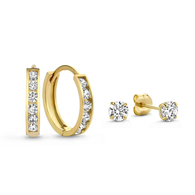 Brillane - 14K Gold Earring Collection