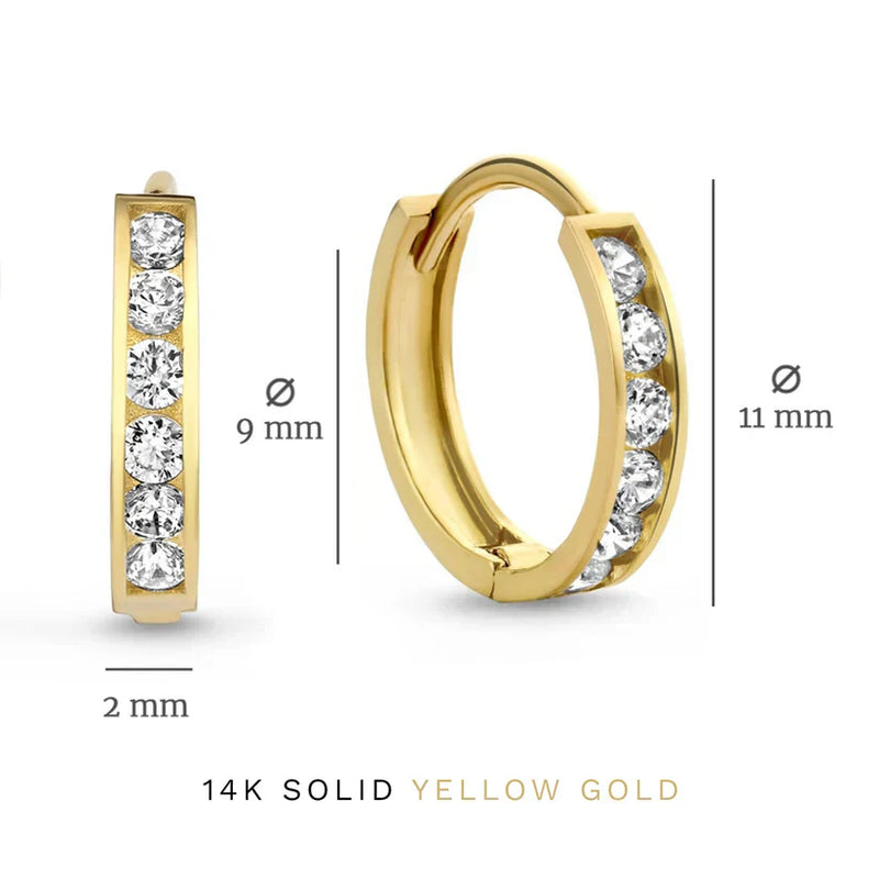Brillane - 14K Gold Earring Collection