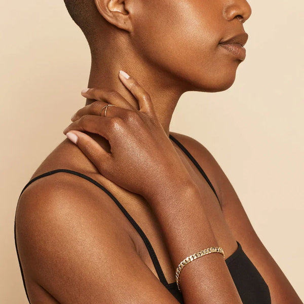 Gold Cuban Link Bracelet