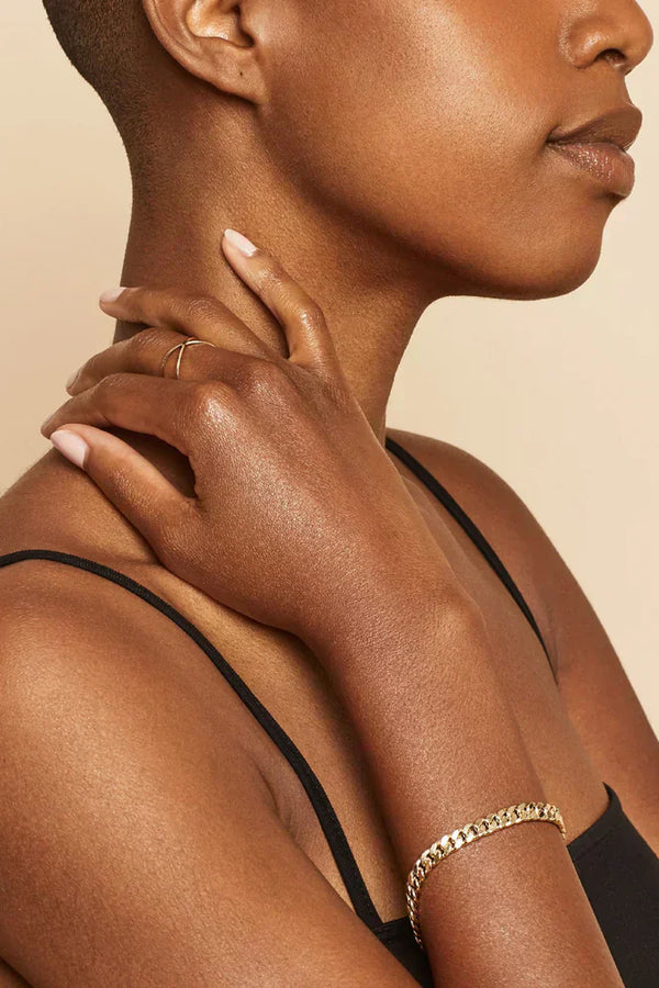 Gold Cuban Link Bracelet