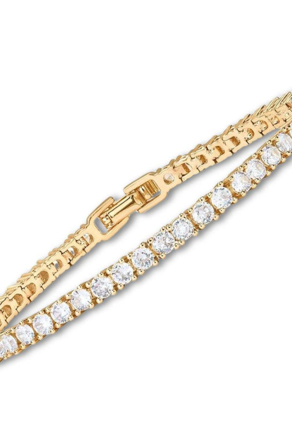 Lustra - 18K Gold and Moissanite Tennis Bracelet