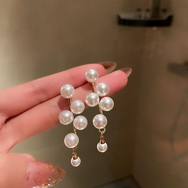 Elegant Pearl Drop Earrings