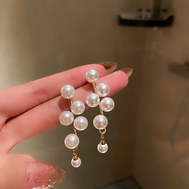 Elegant Pearl Drop Earrings