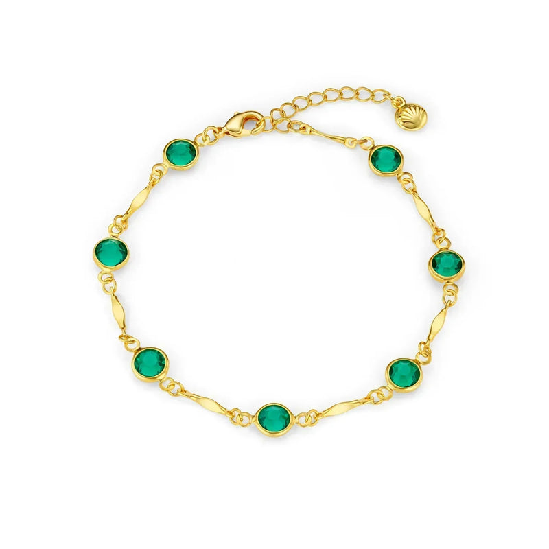 Emeralda - Gold Chain Bracelet