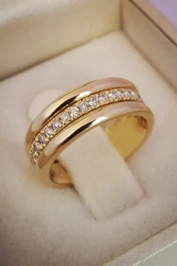 Elegance - Double Zircon Ring