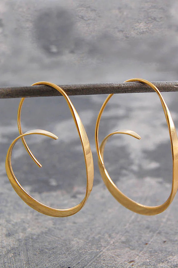 Twisted Spiral Earrings