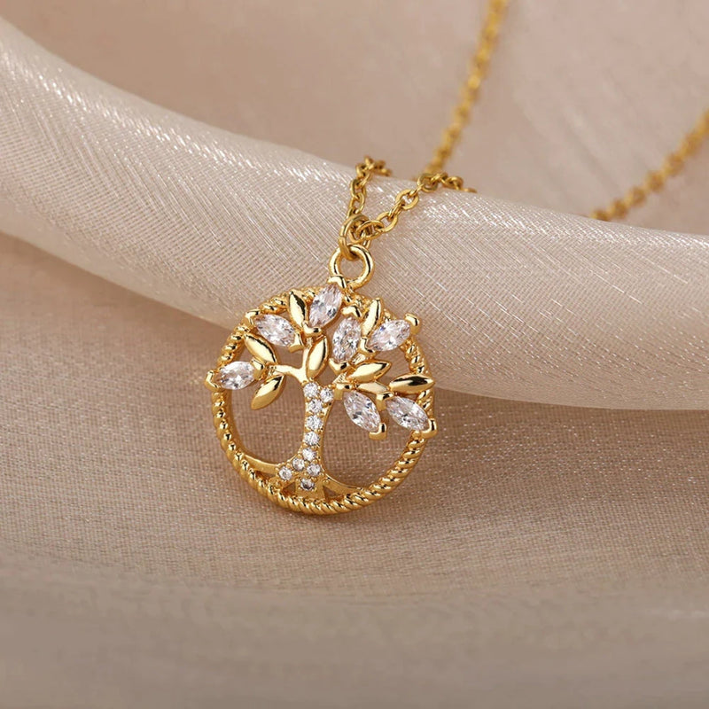 Tree of Life Sparkling Necklace