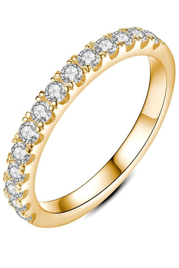 Eterna - 18K Moissanite Bridal Ring
