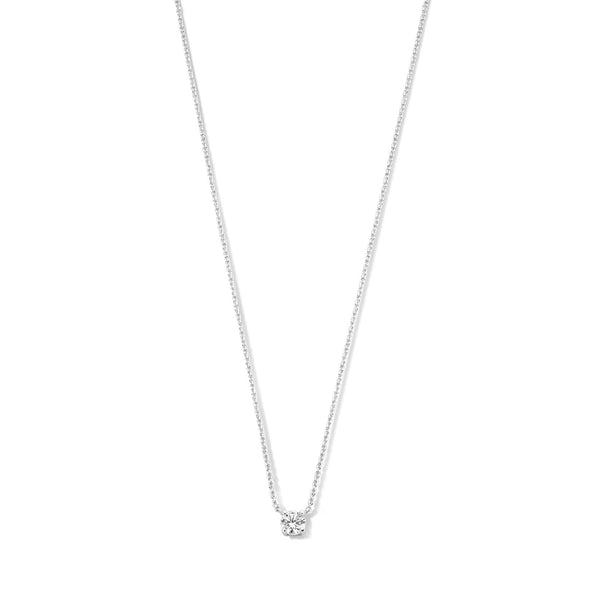 Clea - 14K Gold Moissanite Necklace
