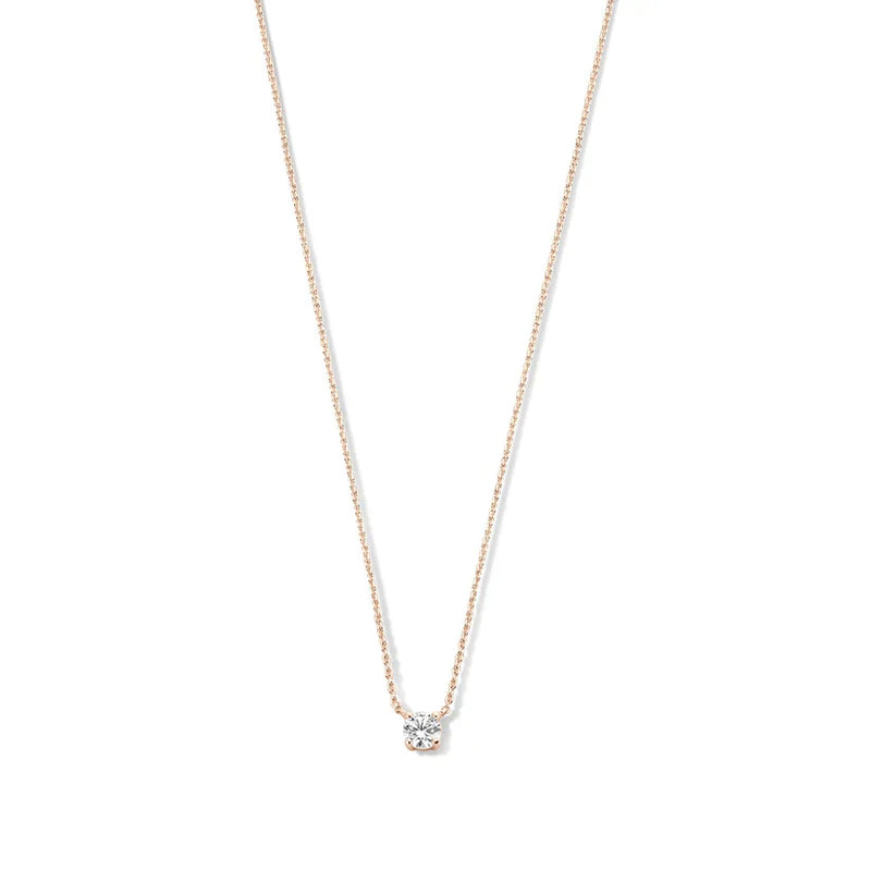 Clea - Moissanite Gold Necklace