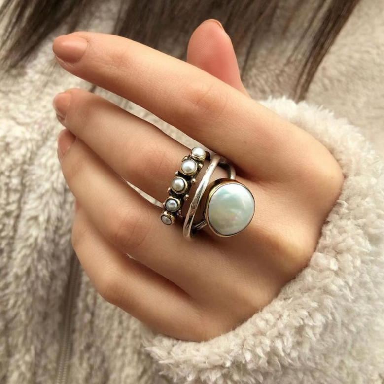 Classic Moonstone Vintage Ring