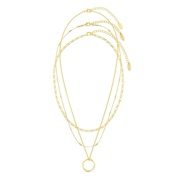 Circa - Gold Open Circle Necklace