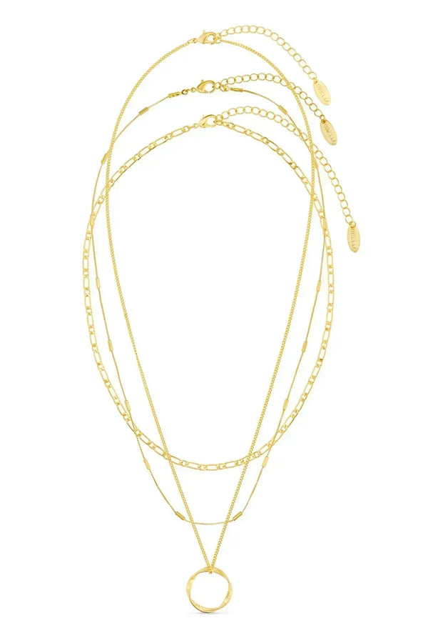 Circa - Gold Open Circle Necklace