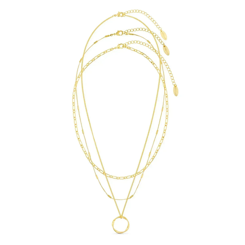 Circa - Gold Open Circle Necklace