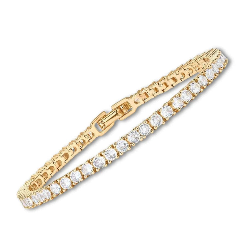 Lustra - Gold Moissanite Tennis Bracelet