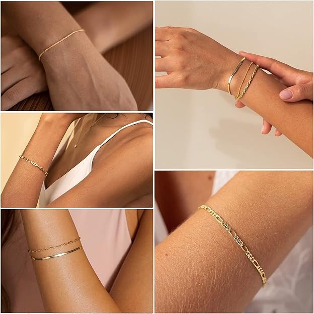Vernetta - Elegant Gold Bracelet Collection