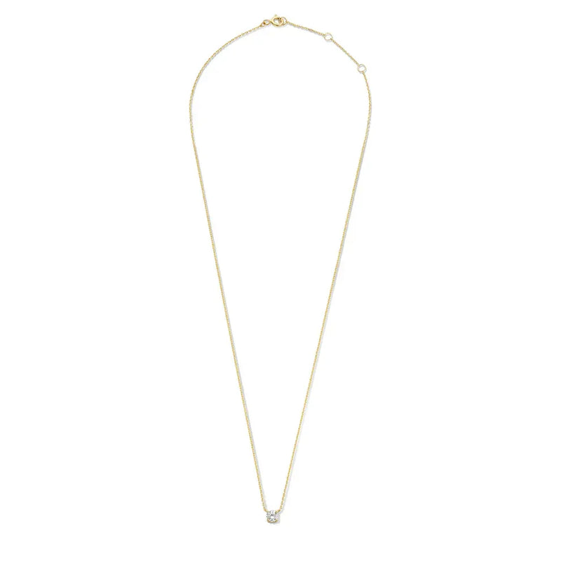 Clea - Moissanite Gold Necklace