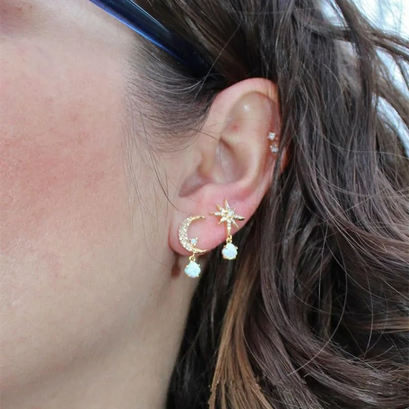 Star - Classic Daisy Flower Earrings