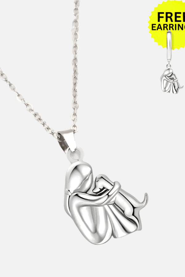 Wynter - Pendant Necklace Set with Coordinating Earrings