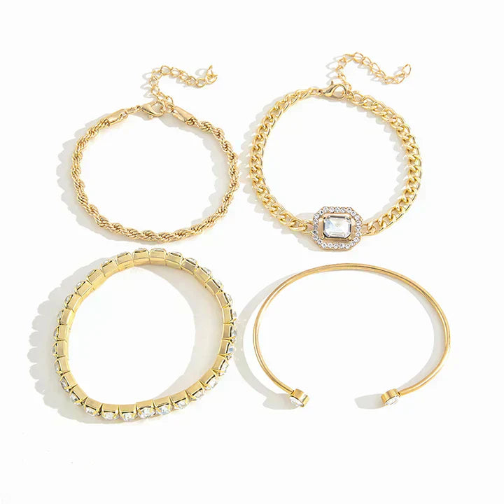 Domitia Calvina 18K Gold Bracelet Set
